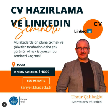 Cv Haz Rlama Ve Linkedin Semineri Khas Kariyer Ofisi